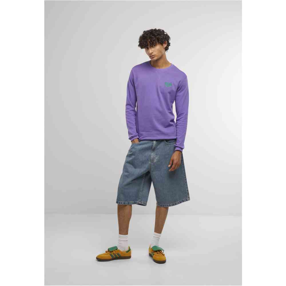 Mister Tee - Courtside Sports EMB Light Crewneck sweater - Purple